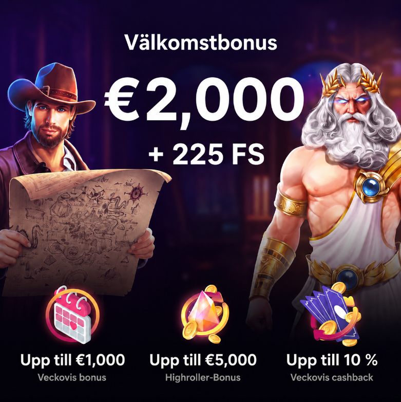 Spel hos HV Casino med slots och live casino